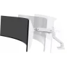 Ergotron HX Desk Monitor HD Pivot regulowany uchwyt biurkowy biały dedykowany do Samsung Odyssey