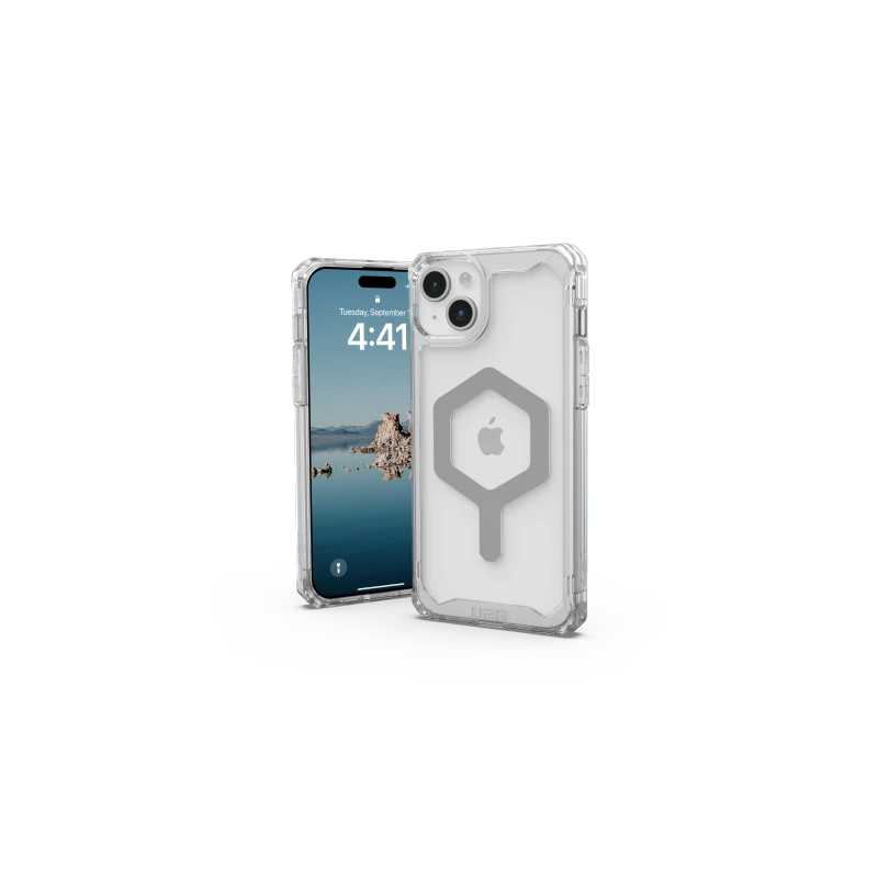 UAG Plyo MagSafe - obudowa ochronna do iPhone 15 Plus kompatybilna z MagSafe (ice-silver)