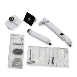 Ergotron HX Desk Monitor HD Pivot regulowany uchwyt biurkowy biały dedykowany do Samsung Odyssey