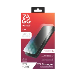 ZAGG InvisibleShield Glass XTR4 - szkło ochronne z grafenem i filtrem światła niebieskiego do iPhone 15/16