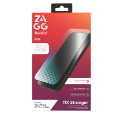 ZAGG InvisibleShield Glass XTR4 - szkło ochronne z grafenem i filtrem światła niebieskiego do iPhone 16 Pro Max