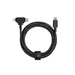 Native Union Belt Cable Duo - kabel USB-C - USB-C / lightning, 1,5 m (cosmos)