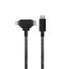 Native Union Belt Cable Duo - kabel USB-C - USB-C / lightning, 1,5 m (cosmos)
