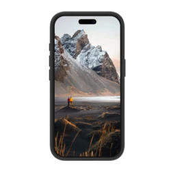 dbramante1928 Iceland Ultra D3O MS Kick - obudowa ochronna z podstawką do iPhone 16 kompatybilna z MagSafe (black)