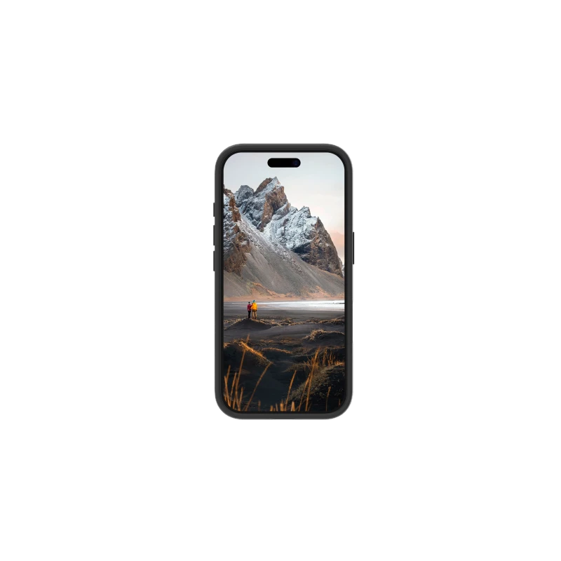 dbramante1928 Iceland Ultra D3O MS Kick - obudowa ochronna z podstawką do iPhone 16 kompatybilna z MagSafe (black)