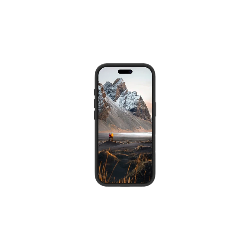 dbramante1928 Iceland Ultra D3O MS Kick - obudowa ochronna z podstawką do iPhone 16 Pro kompatybilna z MagSafe (black)