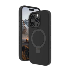 dbramante1928 Iceland Ultra D3O MS Kick - obudowa ochronna z podstawką do iPhone 16 Pro kompatybilna z MagSafe (black)