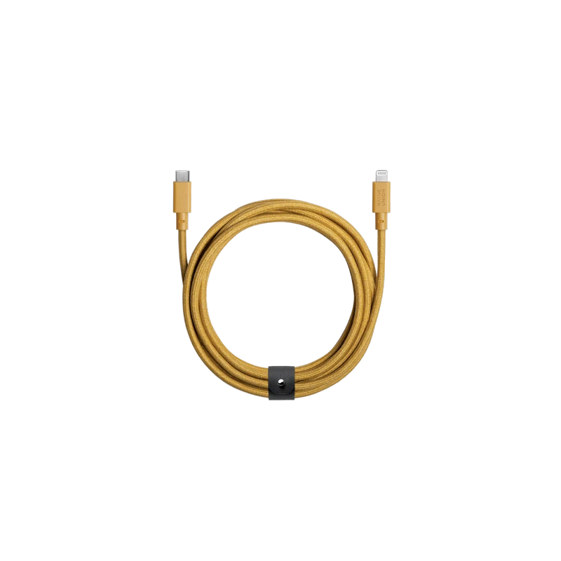 Native Union Belt Cable XL - kabel USB-C - lightning, 3 m (kraft)