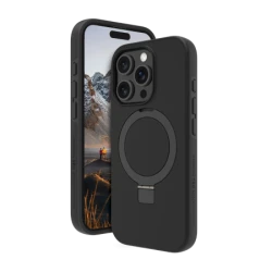 dbramante1928 Iceland Ultra D3O MS Kick - obudowa ochronna z podstawką do iPhone 16 Pro Max kompatybilna z MagSafe (black)
