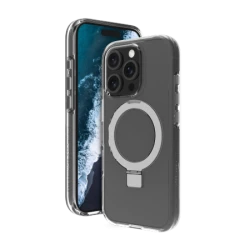 dbramante1928 Iceland Ultra D3O MS Kick - obudowa ochronna z podstawką do iPhone 16 Pro Max kompatybilna z MagSafe (clear)