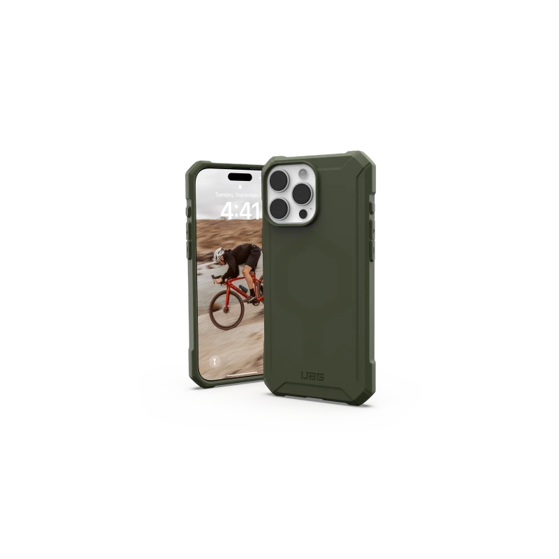 UAG Essential Armor Magsafe - obudowa ochronna do iPhone 16 Pro Max kompatybilna z MagSafe (olive)