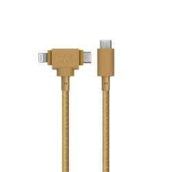 Native Union Belt Cable Duo - kabel USB-C - USB-C / lightning, 1,5 m (kraft)