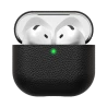 KeyBudz Artisan Series Leather Case - skórzane etui ochronne do AirPods 4 gen.(black)