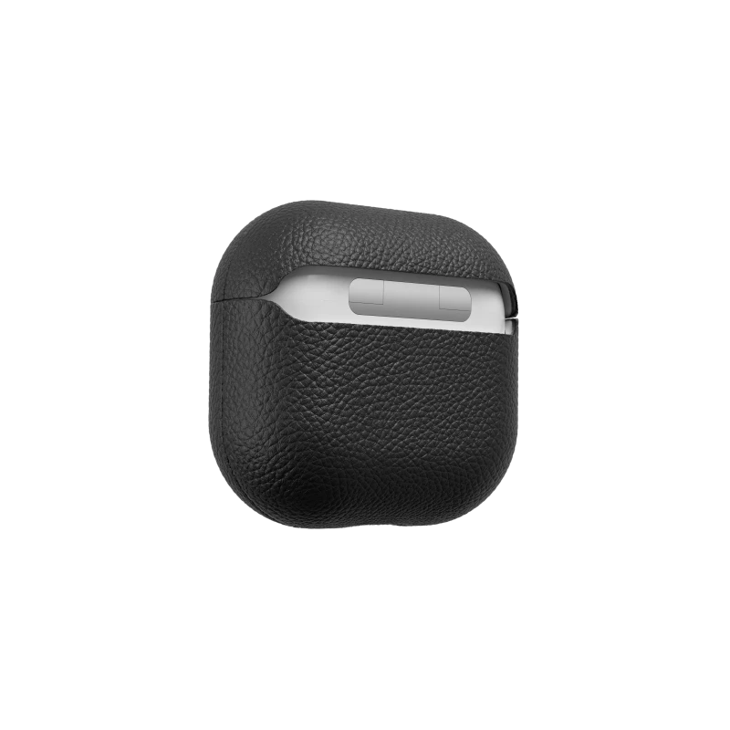 KeyBudz Artisan Series Leather Case - skórzane etui ochronne do AirPods 4 gen.(black)