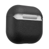 KeyBudz Artisan Series Leather Case - skórzane etui ochronne do AirPods 4 gen.(black)