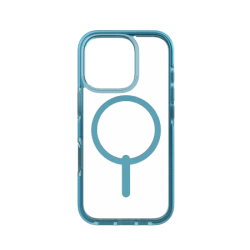 ZAGG Santa Cruz Snap - obudowa ochronna do iPhone 16 Pro kompatybilna z MagSafe (retro blue)