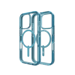 ZAGG Santa Cruz Snap - obudowa ochronna do iPhone 16 Pro kompatybilna z MagSafe (retro blue)