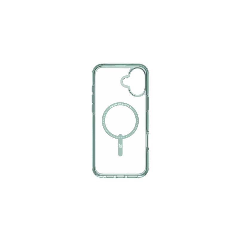 ZAGG Santa Cruz Snap - obudowa ochronna do iPhone 16 Plus kompatybilna z MagSafe (green)