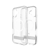 ZAGG Crystal Palace Snap Kickstand - obudowa ochronna z podstawką do iPhone 16 Plus kompatybilna z MagSafe (clear)