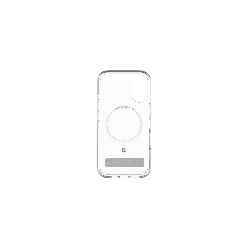 ZAGG Crystal Palace Snap Kickstand - obudowa ochronna z podstawką do iPhone 16 kompatybilna z MagSafe (clear)
