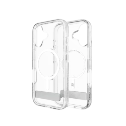 ZAGG Crystal Palace Snap Kickstand - obudowa ochronna z podstawką do iPhone 16 kompatybilna z MagSafe (clear)