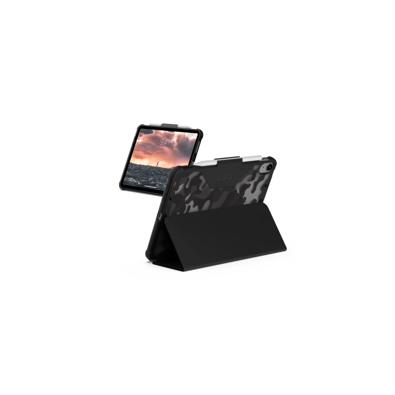 UAG Plyo - obudowa ochronna z uchwytem do Apple Pencil do iPad 10.9" 10 generacja (midnight camo)