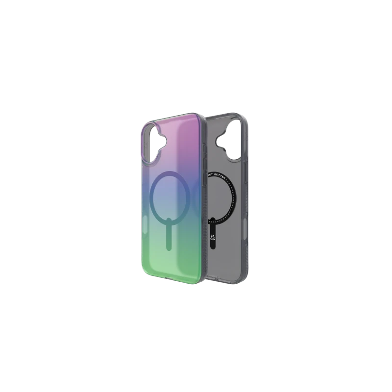 ZAGG Milan Snap - obudowa ochronna do iPhone 16 Plus kompatybilna z MagSafe (raven feather)