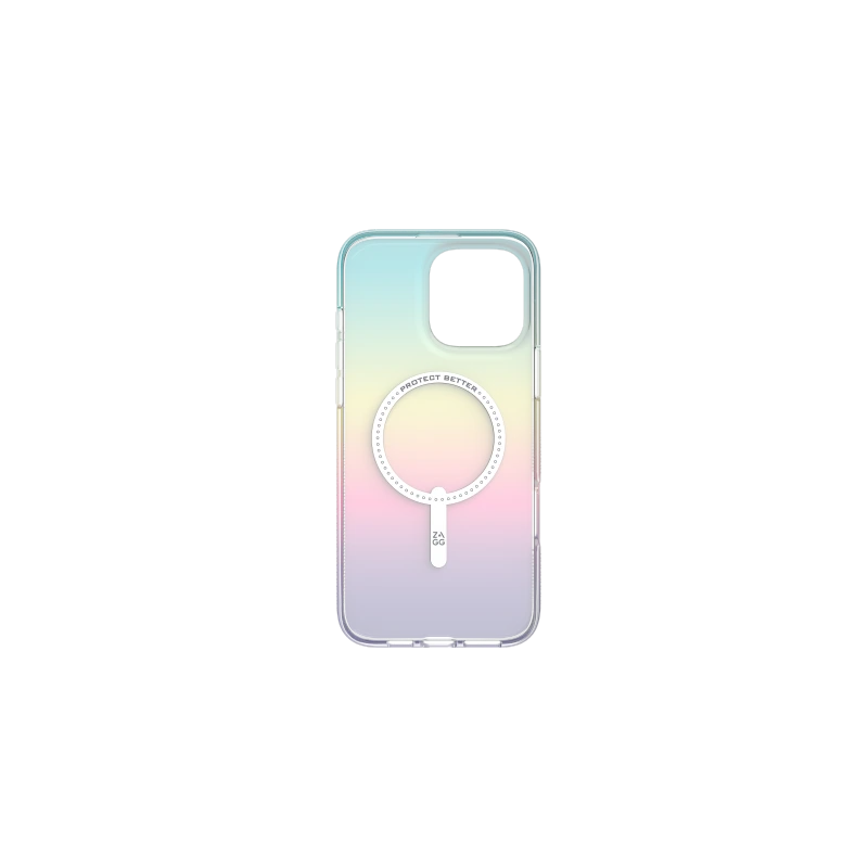 ZAGG Milan Snap - obudowa ochronna do iPhone 16 Pro Max kompatybilna z MagSafe (iridescent)