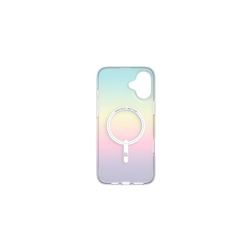 ZAGG Milan Snap - obudowa ochronna do iPhone 16 Plus kompatybilna z MagSafe (iridescent)