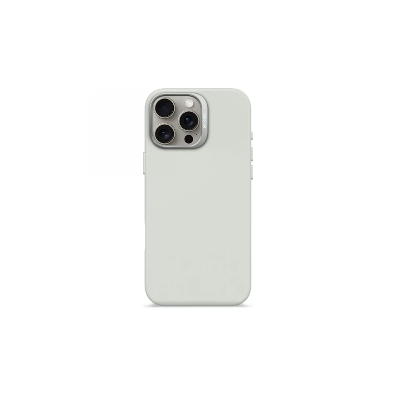 Decoded AntiMicrobial Silicone Backcover - silikonowa obudowa ochronna do iPhone 16 Pro Max kompatybilna z MagSafe (stone gray)