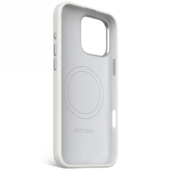 Decoded AntiMicrobial Silicone Backcover - silikonowa obudowa ochronna do iPhone 16 Pro Max kompatybilna z MagSafe (stone gray)