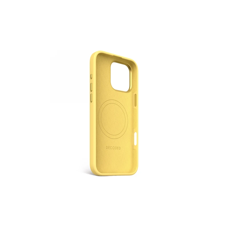 Decoded AntiMicrobial Silicone Backcover - silikonowa obudowa ochronna do iPhone 16 Pro Max kompatybilna z MagSafe (popcorn)