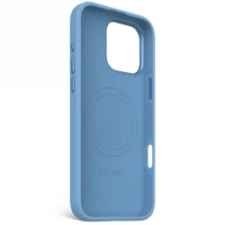 Decoded AntiMicrobial Silicone Backcover - silikonowa obudowa ochronna do iPhone 16 Pro Max kompatybilna z MagSafe (air blue)