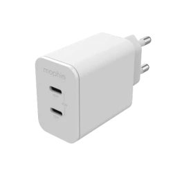Mophie Gan Charger - ładowarka sieciowa 45W (2x USB-C) (white)