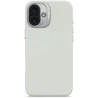 Decoded AntiMicrobial Silicone Backcover - silikonowa obudowa ochronna do iPhone 16 Plus kompatybilna z MagSafe (stone gray)