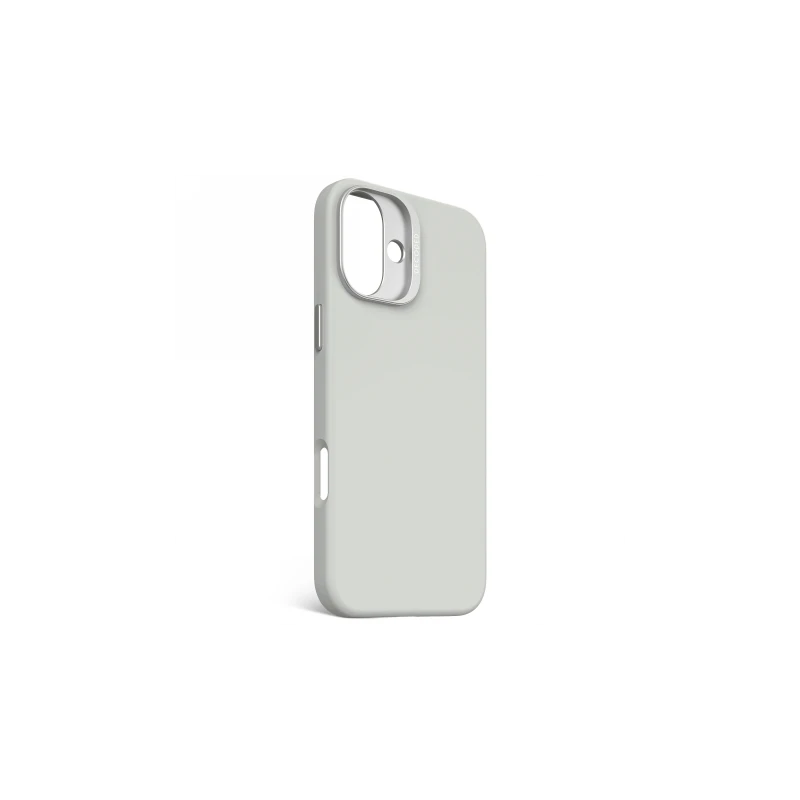 Decoded AntiMicrobial Silicone Backcover - silikonowa obudowa ochronna do iPhone 16 Plus kompatybilna z MagSafe (stone gray)