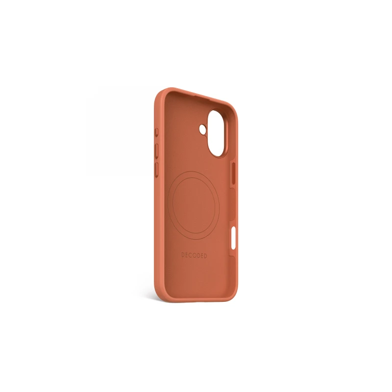Decoded AntiMicrobial Silicone Backcover - silikonowa obudowa ochronna do iPhone 16 Plus kompatybilna z MagSafe (sand stone)