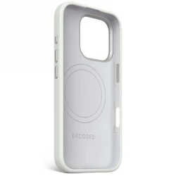 Decoded AntiMicrobial Silicone Stacks Backcover - silikonowa obudowa ochronna do iPhone 16 Pro kompatybilna z MagSafe (stone gra