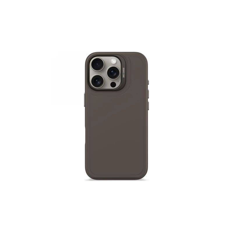 Decoded AntiMicrobial Silicone Stacks Backcover - silikonowa obudowa ochronna do iPhone 16 Pro kompatybilna z MagSafe (phantom)