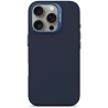 Decoded AntiMicrobial Silicone Backcover - silikonowa obudowa ochronna do iPhone 16 Pro kompatybilna z MagSafe (blue print)