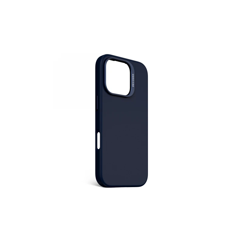 Decoded AntiMicrobial Silicone Backcover - silikonowa obudowa ochronna do iPhone 16 Pro kompatybilna z MagSafe (blue print)