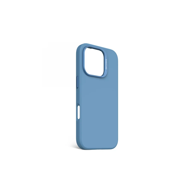 Decoded AntiMicrobial Silicone Backcover - silikonowa obudowa ochronna do iPhone 16 Pro kompatybilna z MagSafe (air blue)