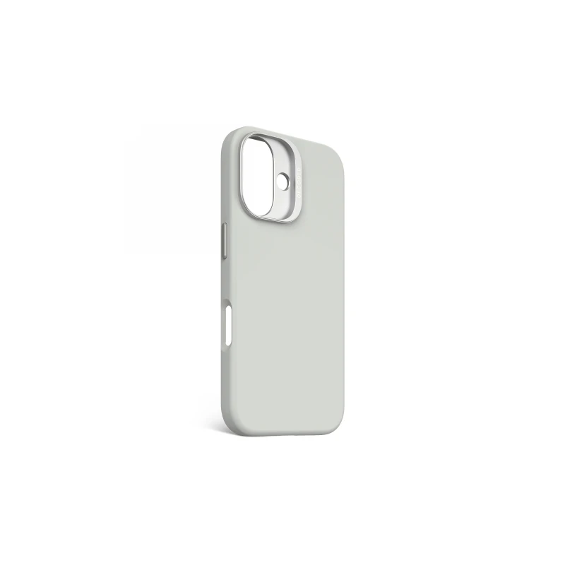 Decoded AntiMicrobial Silicone Backcover - silikonowa obudowa ochronna do iPhone 16 kompatybilna z MagSafe (stone gray)