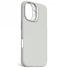 Decoded AntiMicrobial Silicone Backcover - silikonowa obudowa ochronna do iPhone 16 kompatybilna z MagSafe (stone gray)