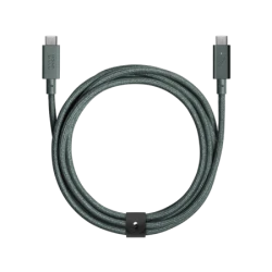 Native Union Belt Cable Pro 240W - kabel USB-C - USB-C, 2,4 m (slate green)