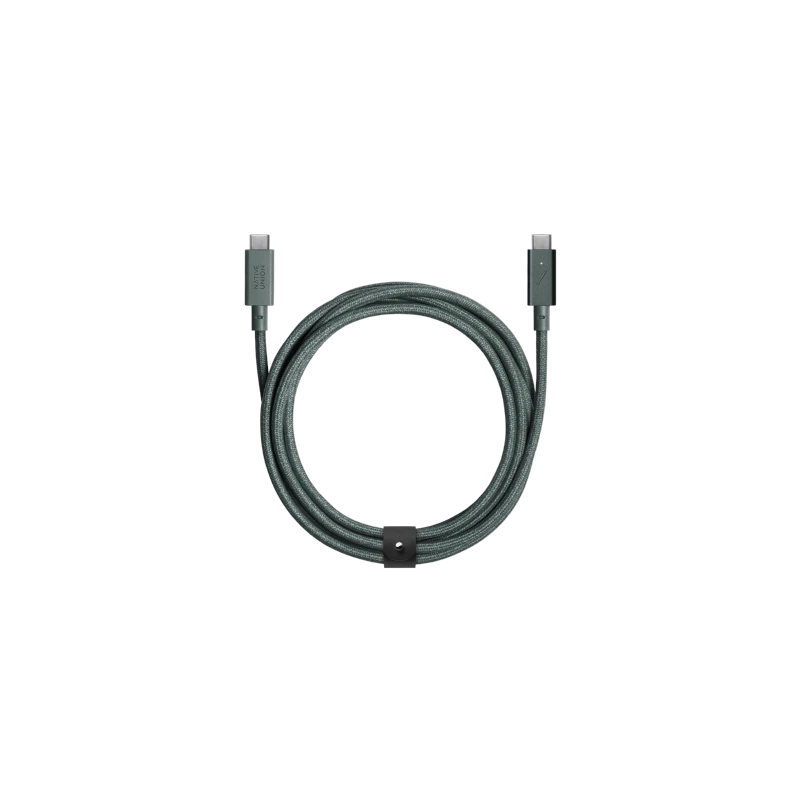 Native Union Belt Cable Pro 240W - kabel USB-C - USB-C, 2,4 m (slate green)