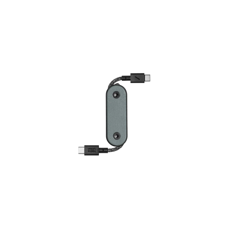 Native Union Pocket Cable - kabel USB-C - USB-C, 17 cm (slate green)