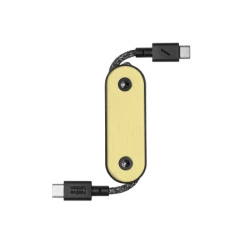 Native Union Pocket Cable - kabel USB-C - USB-C, 17 cm (lemon)