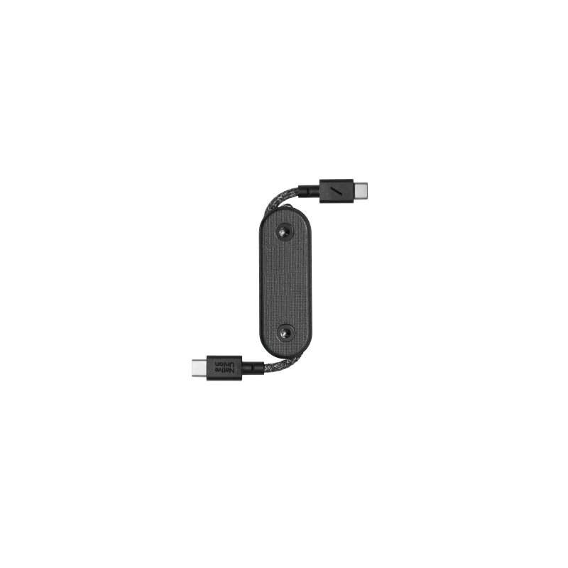 Native Union Pocket Cable - kabel USB-C - USB-C, 17 cm (black)
