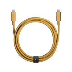 Native Union Belt Cable Pro 240W - kabel USB-C - USB-C, 2,4 m (kraft)